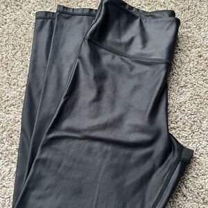 ZYIA Metallic black Active Leggings